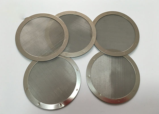 Plain / Twill Weave Round Fine Mesh Filter , Mesh Water Filters Stainless Steel