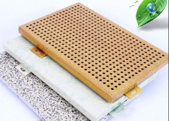 反湿気の穴があいたアルミニウム正面の版の過フッ化炭化水素のコーティング