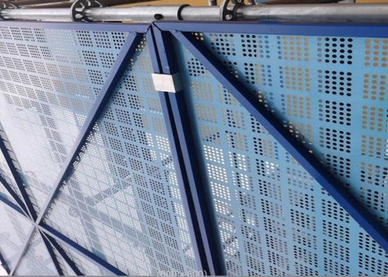 1.2*1.8mの外壁のパンチ金属板の反低下スクリーンの上昇フレーム