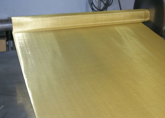 Twilledの織り方の罰金の粘土および粉のろ過のための真鍮のフィルタ・ガーゼの網