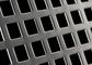 黒いパンチ金属シート 円形または四角形の穴のパターン