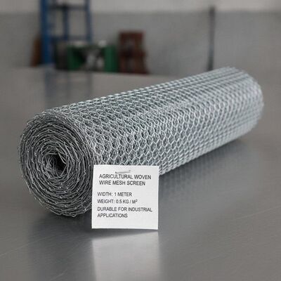 農業用織布線網 画面幅1メートル 重さ1平方メートルあたり0.5kg 耐久性及び工業用