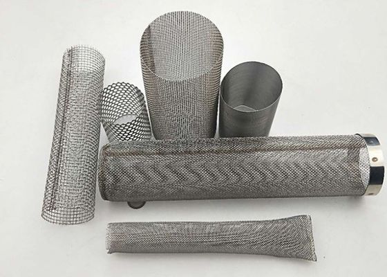 ISO14001食品等級のステンレス鋼の金網シリンダー フィルター網0.5-200microns