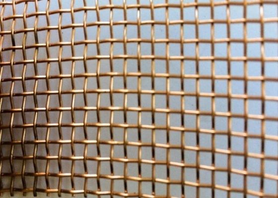 銅か他の合金は編まれた金網スクリーン50mの長さを平織り