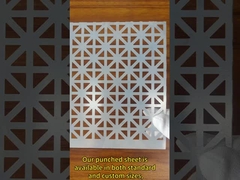 標準サイズまたはカスタムオプション 厚さ0.1-12mmの304孔状網状シート