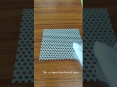 換気と煙のフィルタリング 孔状の網状シート 0.1mm-12mm 厚さ